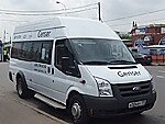 Бесплатный автобус Genser в пункт аренды автомобилей АрендаАвто-нвл на Новорязанском шоссе